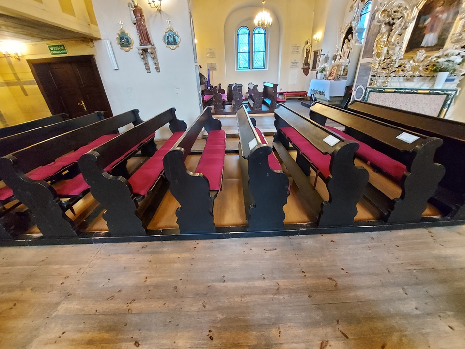 Panele grzewcze w kościele